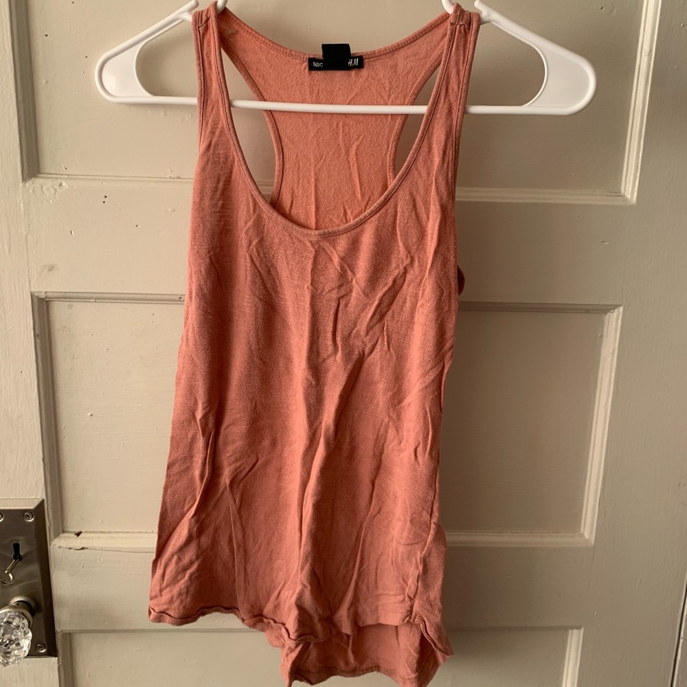 Pink tank top size small